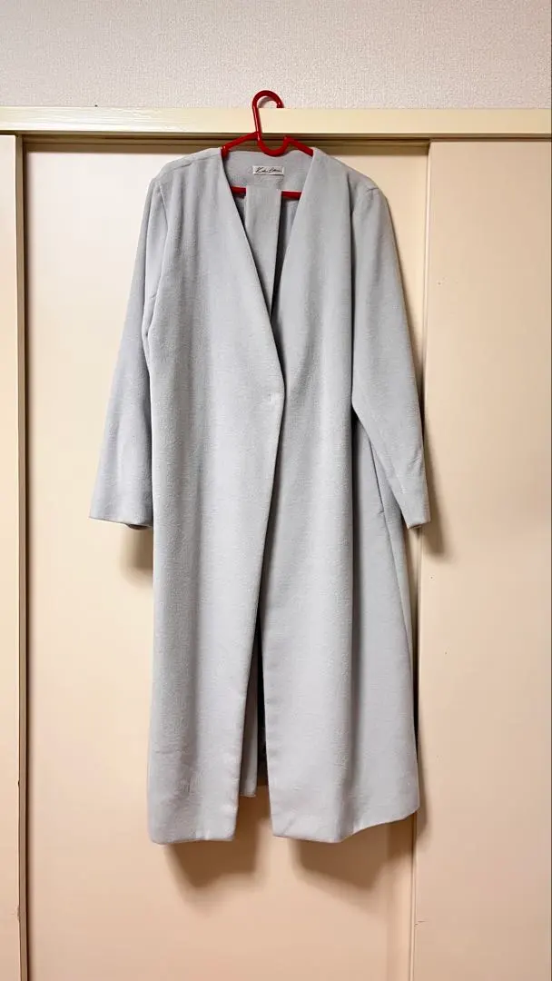 Thumbnail of Long coat, light gray, women's outerwear