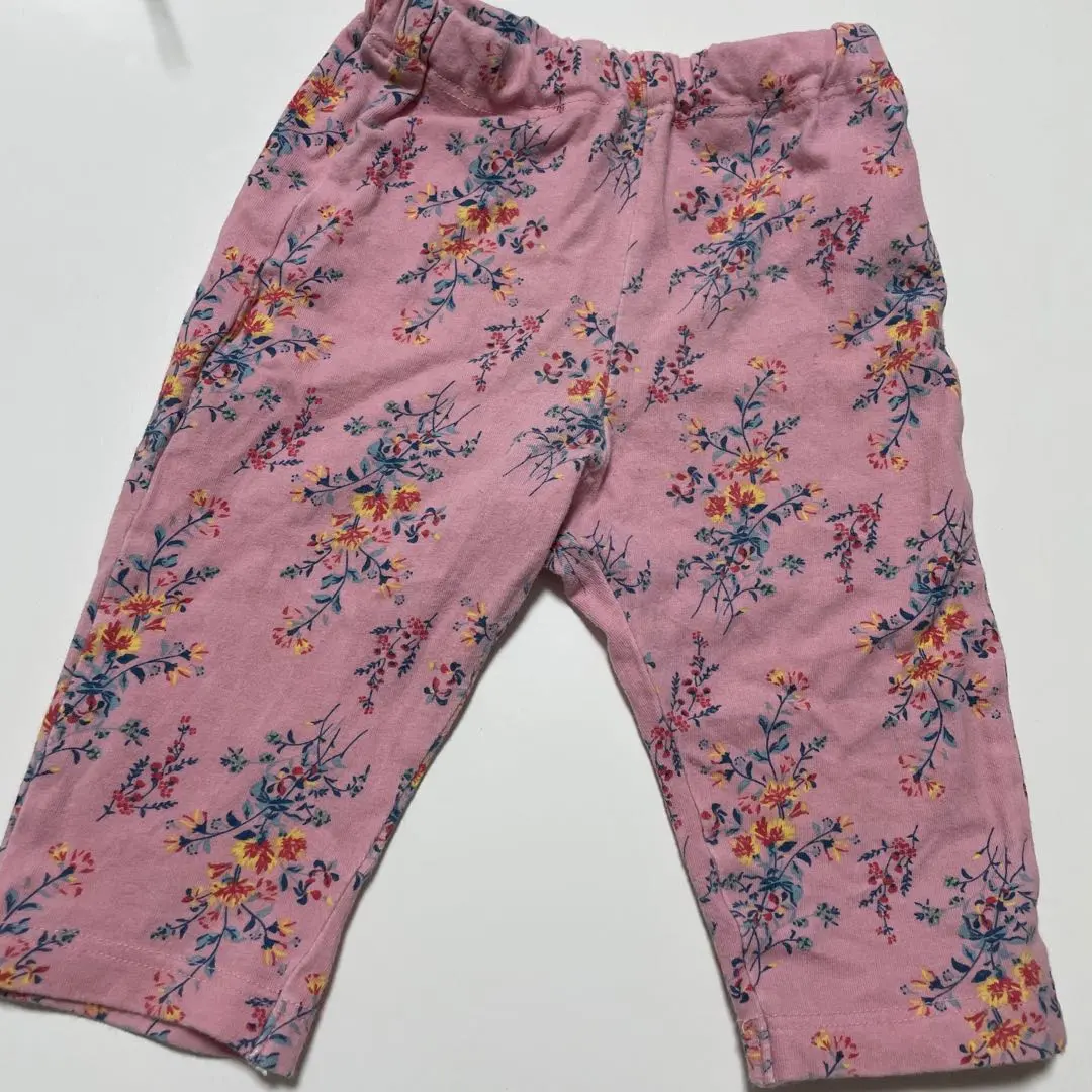 Thumbnail of Floral pink pants, size 80