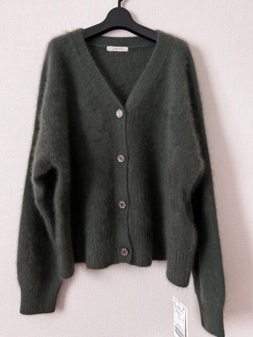 Plage - 専用です。Cashmere Mix Fur カーディガン　プラージュ セール】fox cashmere fur gown カーディガン（カーディガン