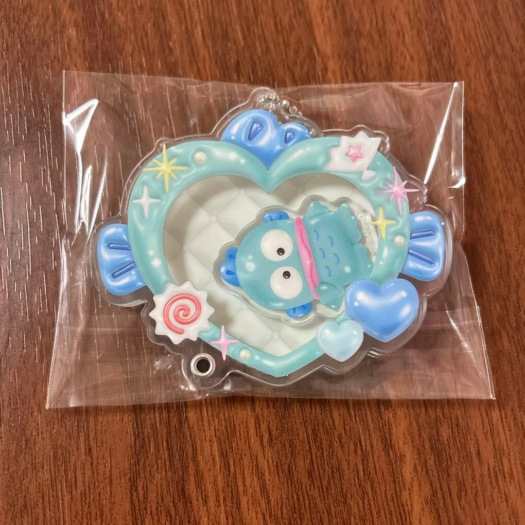 Thumbnail of Sanrio Hangyodon Custom Acrylic Charm Heart 1 piece