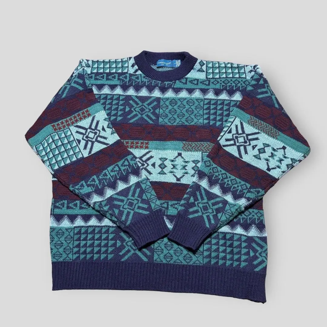 90年代 古着 美國製 毛衣 M碼相當 的縮圖