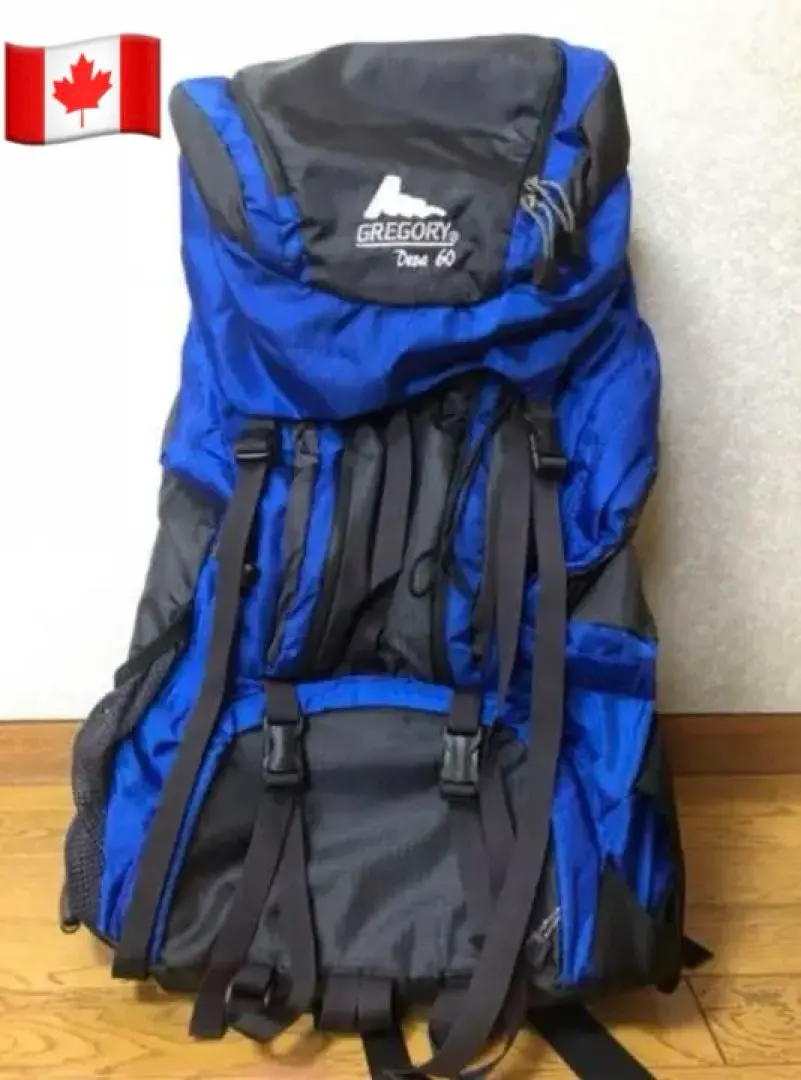 【美品】GREGORY Deva 60 格里高利 大容量 背包 藍色 的縮圖