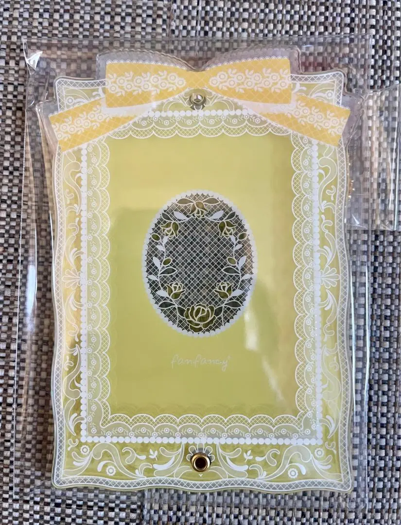 Thumbnail of Fukaya Acrylic Frame Lace Ribbon Yellow