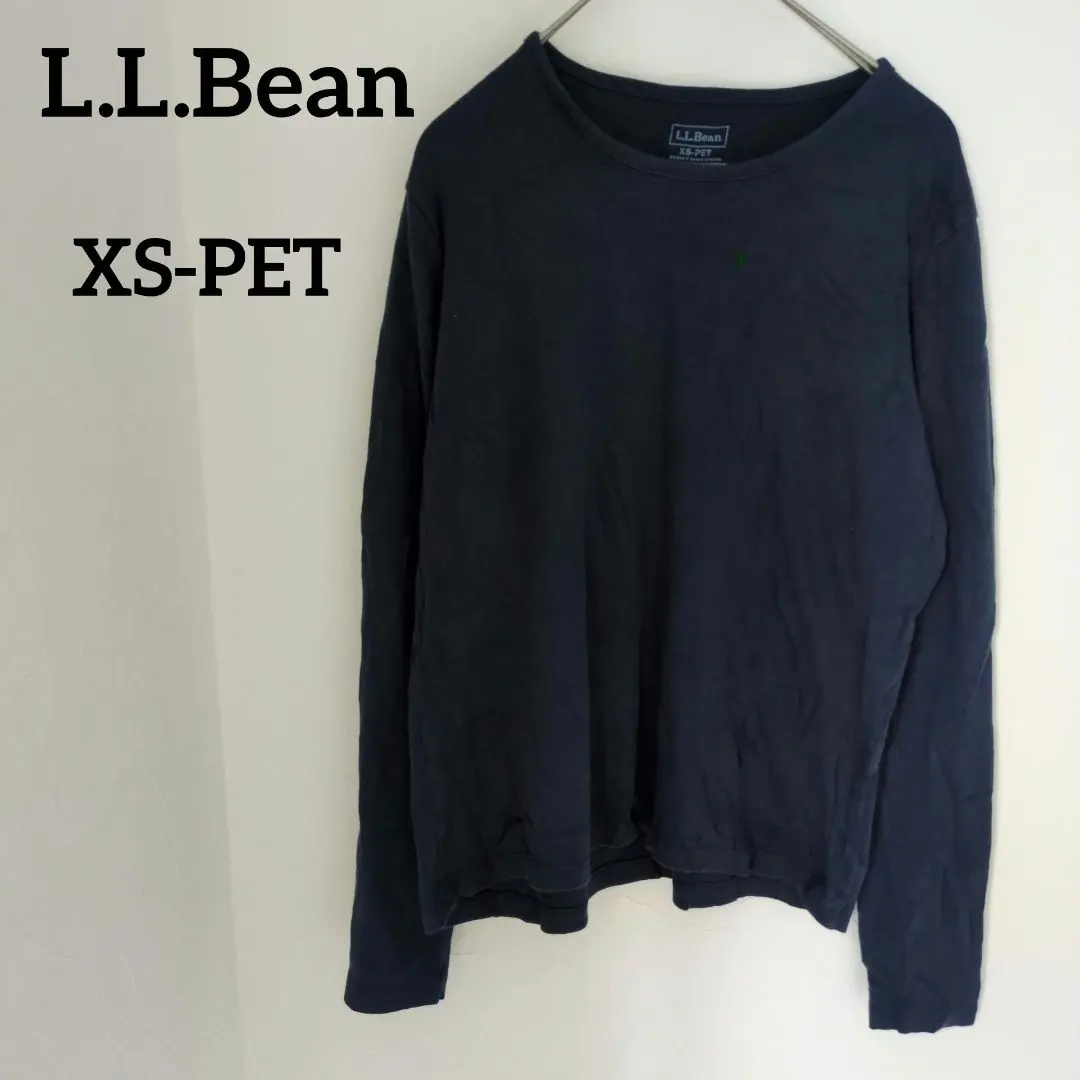 Thumbnail of Free shipping ❤ L.L.Bean 【XS-PET】 Navy Long Sleeve T-shirt