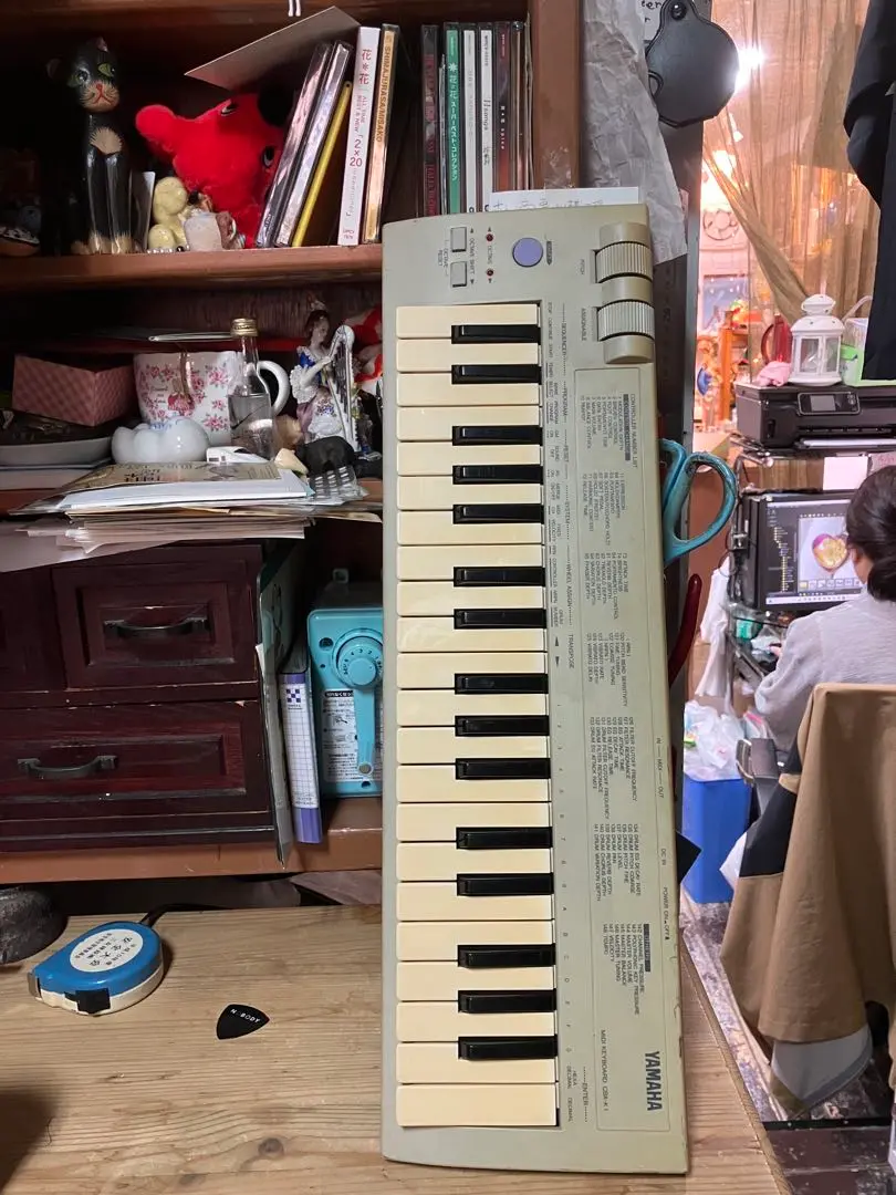 希少 動作品 YAMAHA MIDIキーボード CBX-K3 アダプター付き