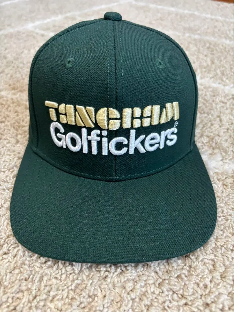 GOLFICKERS TANGRAM キャップ GOLFICKERS × TANGRAM CAP GREEN TGA-UCAP29