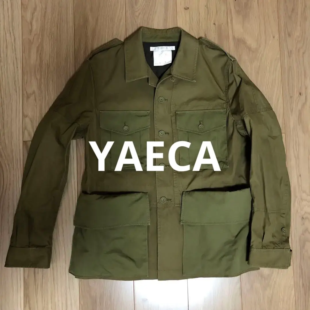 YAECA フィッシングジャケット オリーブ サイズS 2025年最新】YAECA メンズ ミリタリージャケットの人気アイテム