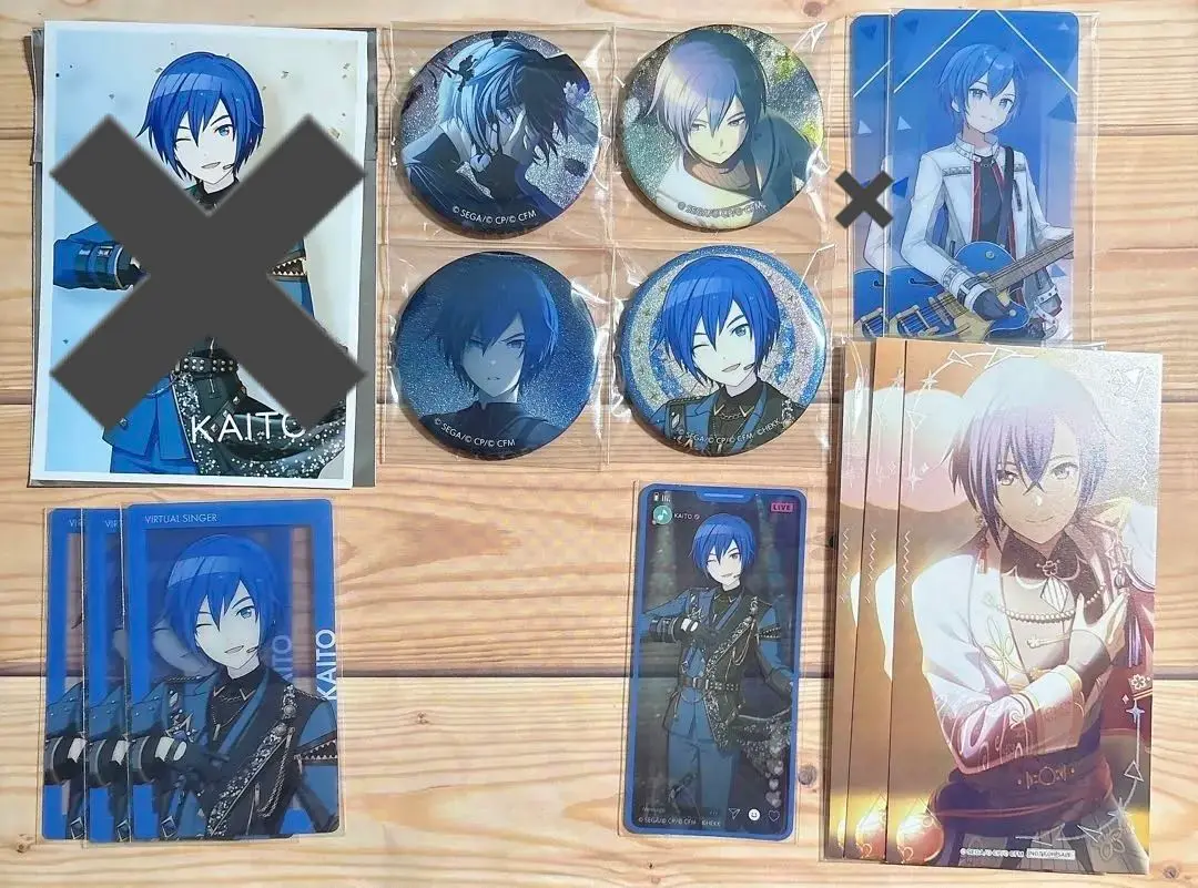 プロジェクトセカイ グリッター缶バッジ KAITO10点 ザムザ 劇場版プロジェクトセカイ 壊れたセカイと歌えないミク