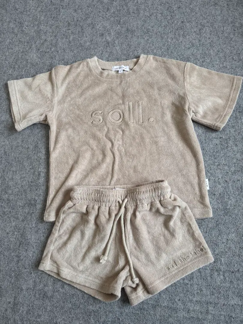 soll. the label charcoal セットアップ サイズ2