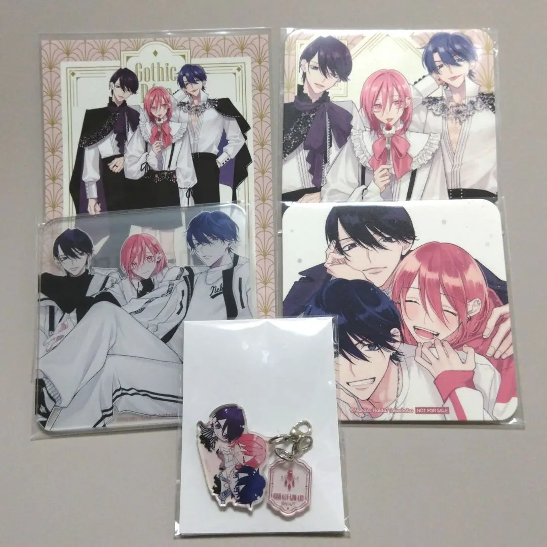 Thumbnail of Qpa Kyaradori Nanao Haida High-Key Low-Key Cafe Acrylic Keychains Coasters