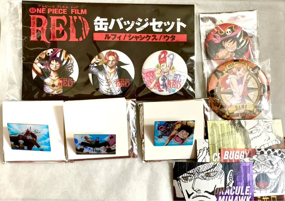 ONEPIECE ワンピース アルティメットクルー 缶バッジ 10個 ウタ ONEPIECE ワンピース ウタ アルティメットクルー缶バッジ