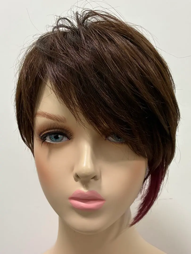 醫療用真人髮假髮 真人髮100% 全手工編織 僅此一件 即可發貨。 的縮圖