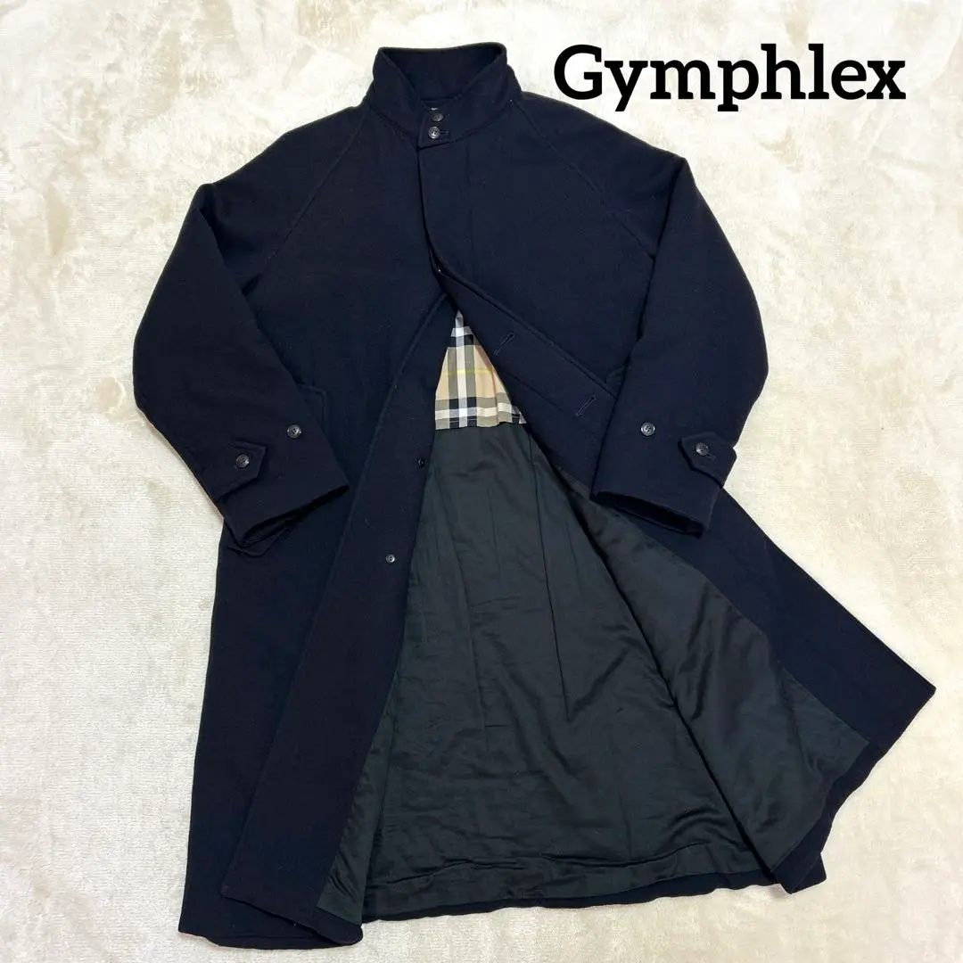 Gymphlex中綿スウィングコート HCF MEN ネイビー M
