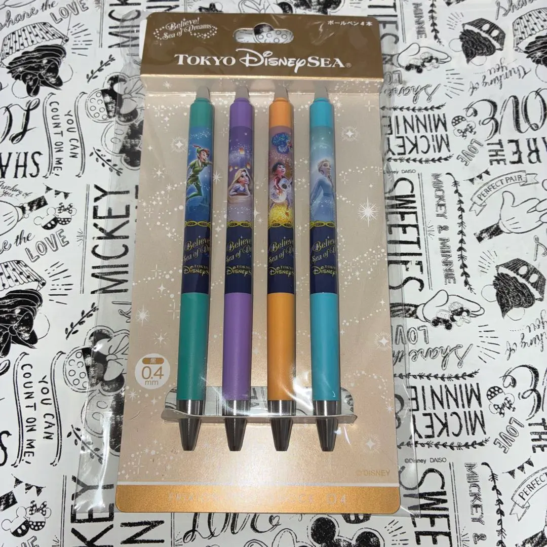 Thumbnail of Disney Believe! ~Sea of Dreams~ Frixion Ballpoint Pen Set of 4