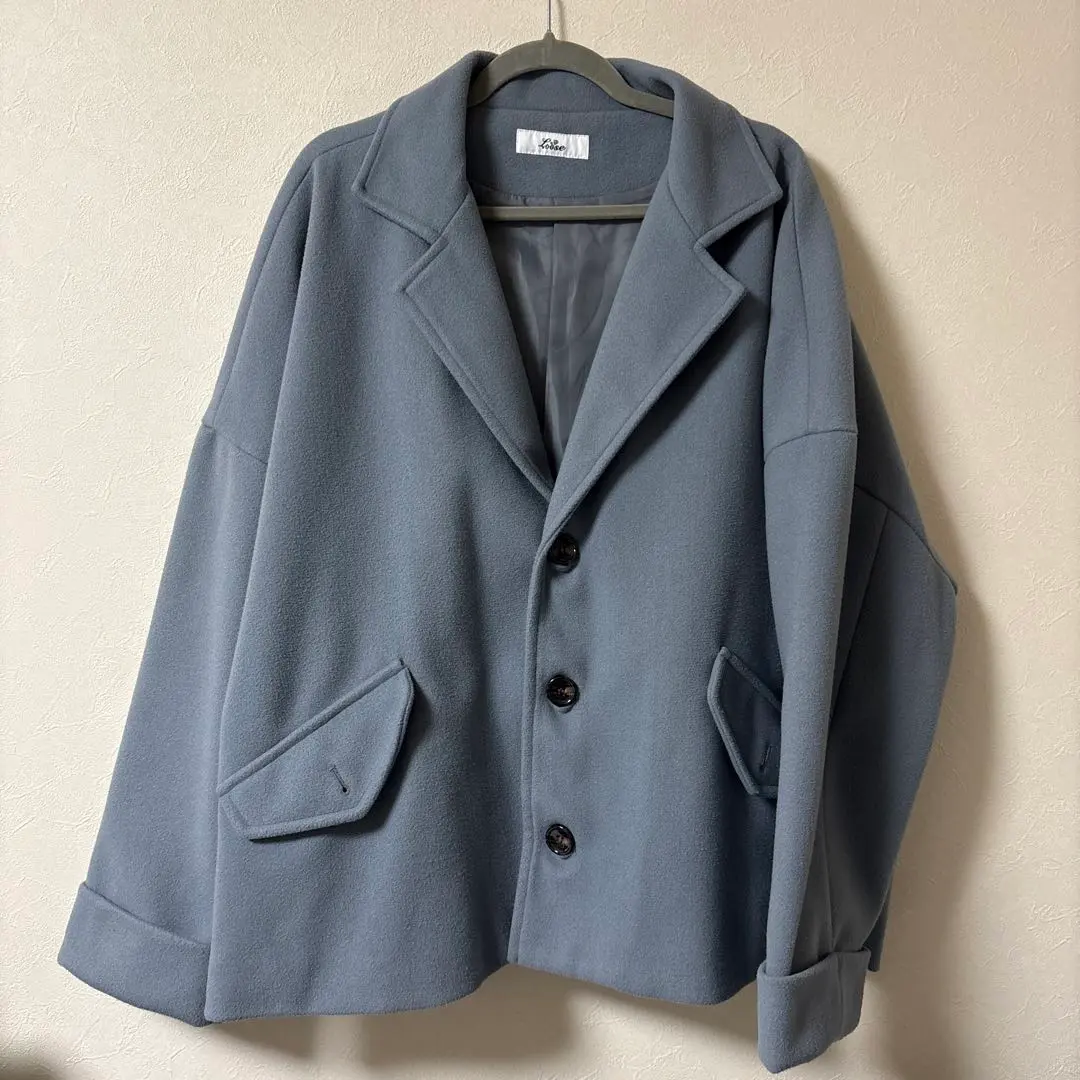 Thumbnail of Loose Melton Loose Half Chester Coat