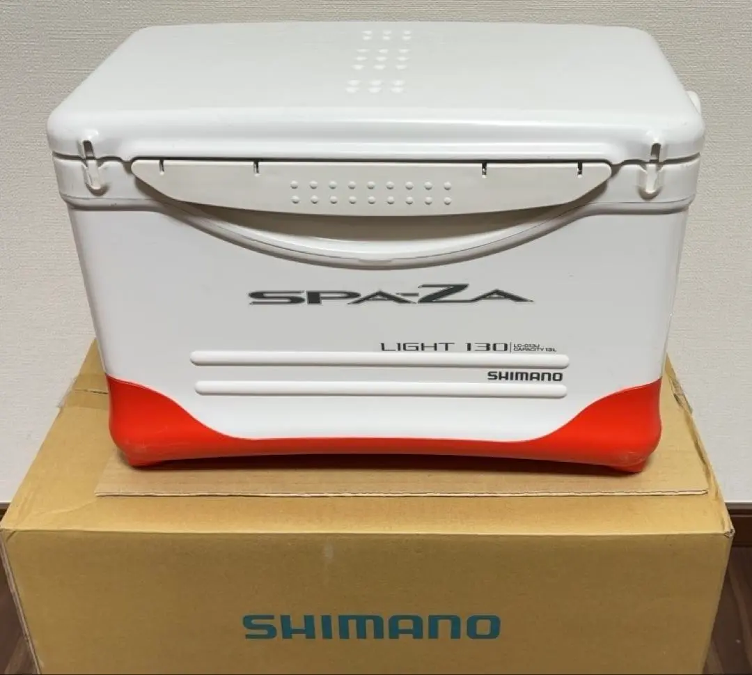 SHIMANO SPA-ZA LIGHT 130 シマノ クーラ－ボックス 年数経過使用品現状渡し ns-435y-gl.jpg