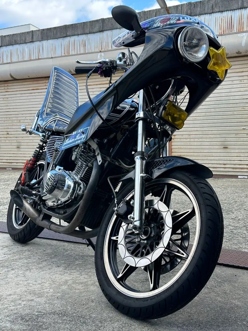 み*ー様 gs400 マフラー　初期型　卍　サイクロン　当時物 み*ー様 gs400 マフラー初期型卍サイクロン当時物