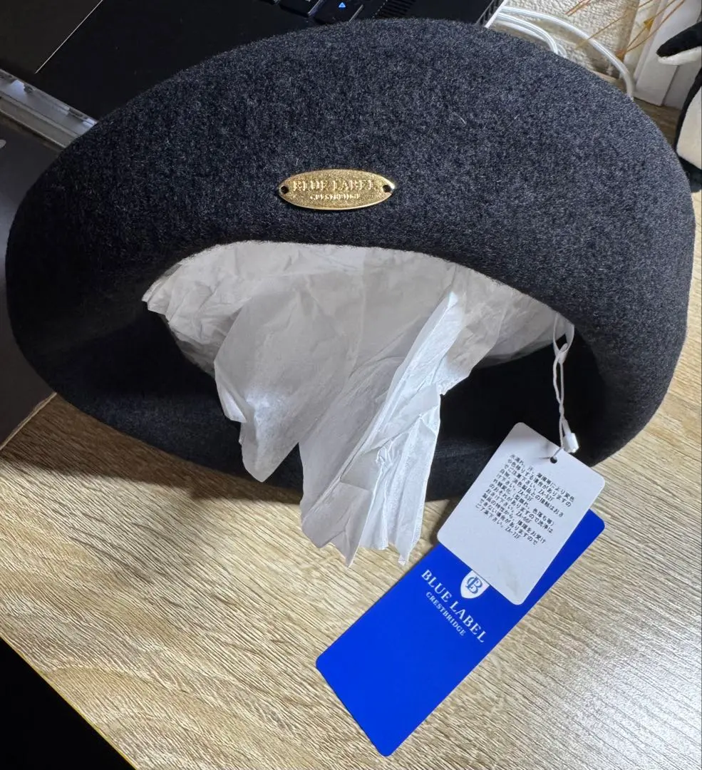 BURBERRY BLUE LAVEL ベレー帽 アンゴラ ロゴ入りリボン 2025年最新】BURBERRY BLUE LABEL レディース ベレー帽の人気