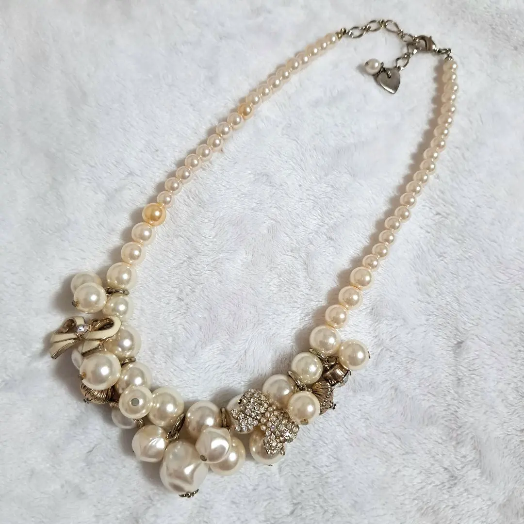 Thumbnail of L'EST ROSE Necklace, Off-White