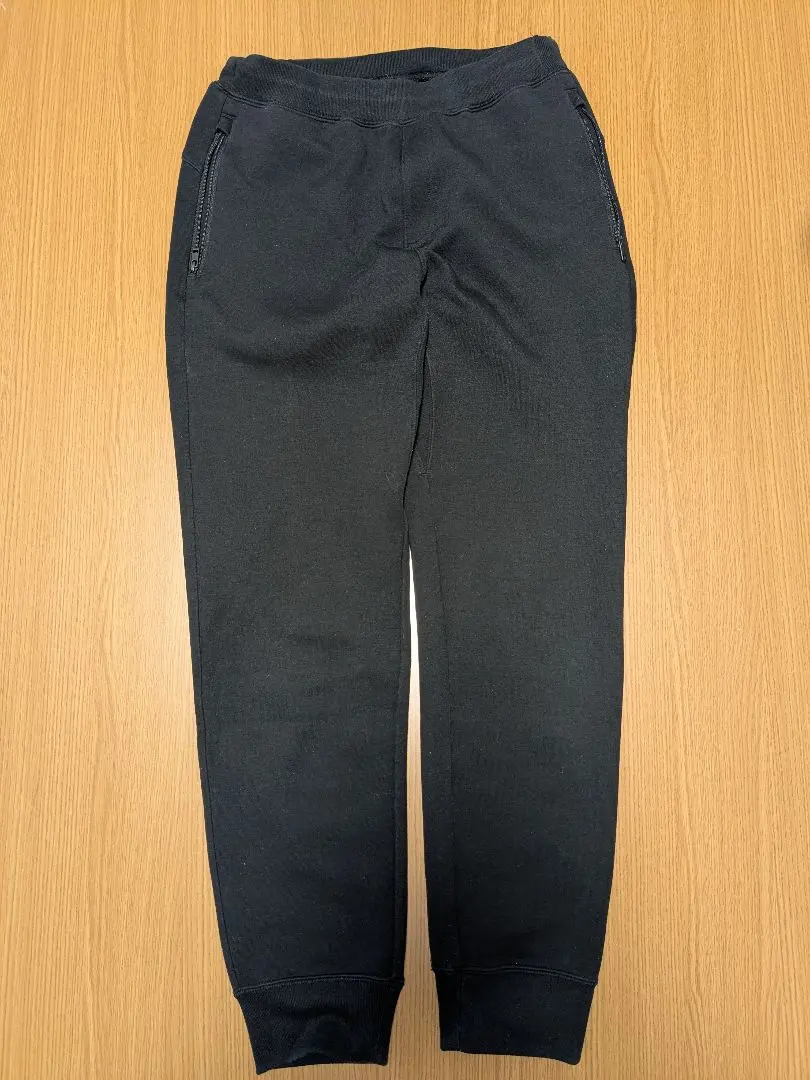 Thumbnail of 160 UNIQLO Uniqlo Black Long Pants