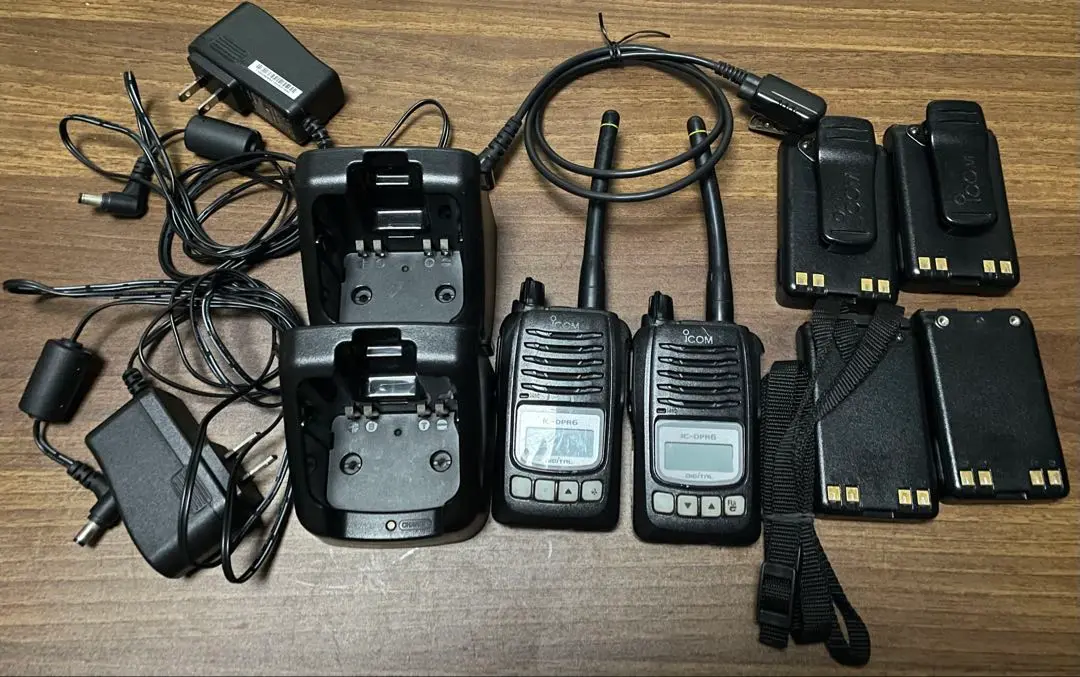 IC-DPR6 2台セット バッテリー4個付き IC-DPR6 2台セット バッテリー4個付き