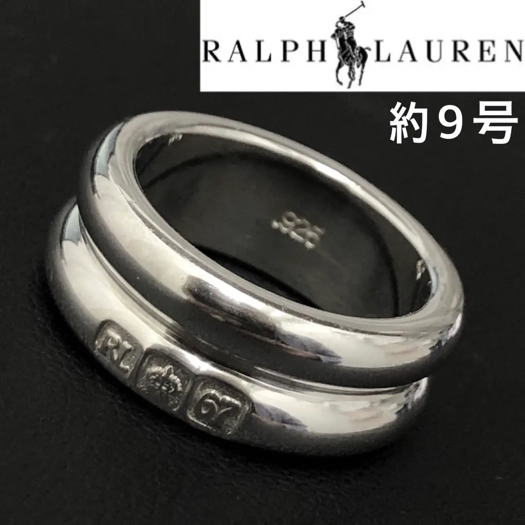 希少 ラルフローレン RL シルバー 925 デザインリング 指輪 極上希少品 美品】ラルフローレン リング シルバー925 装飾