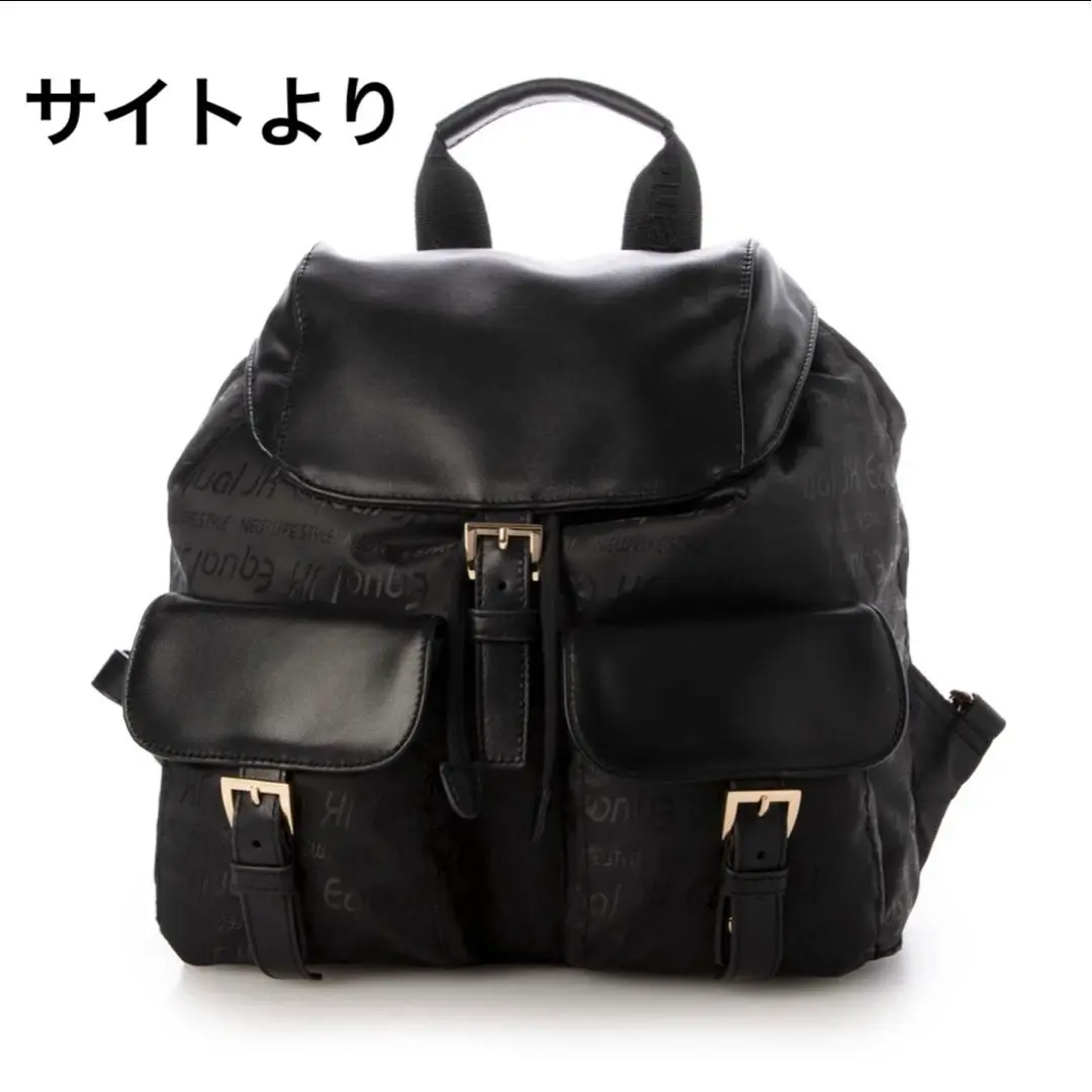 ✨極美品✨JUNKOKOSHINO　コシノジュンコ　リュック　レザー　ブラック ✨極美品✨JUNKOKOSHINO コシノジュンコ リュック レザー