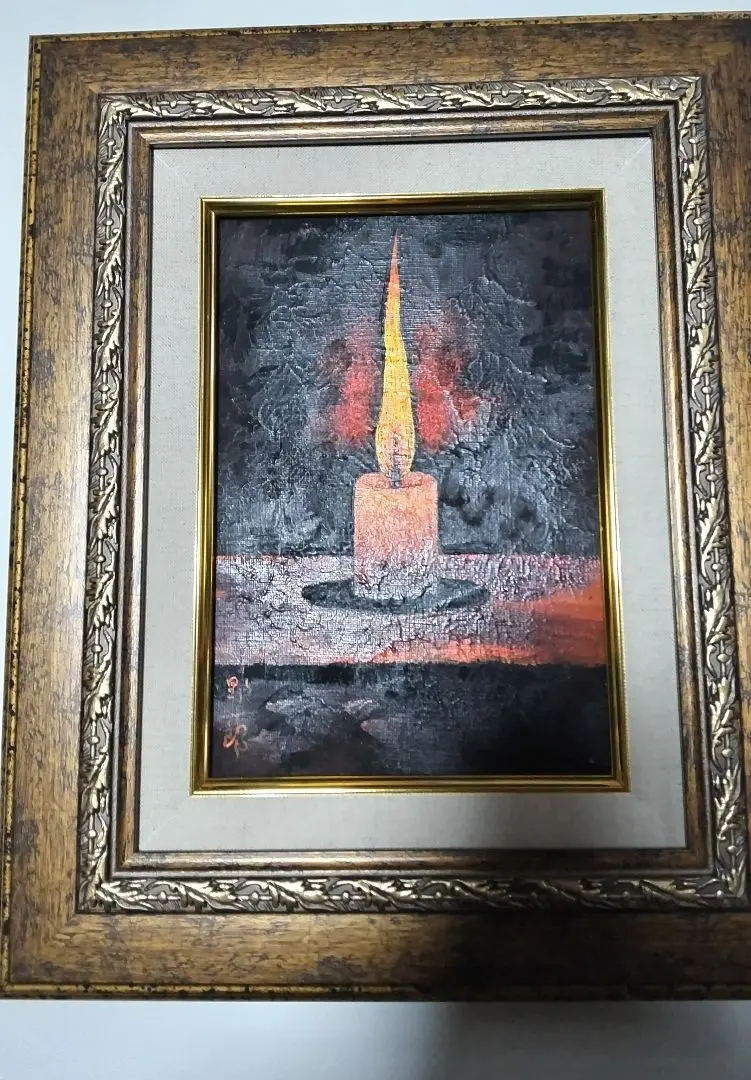 高島野十郎 絵画 油絵 油彩 肉筆 額縁（さくらんぼ | 高島野十郎