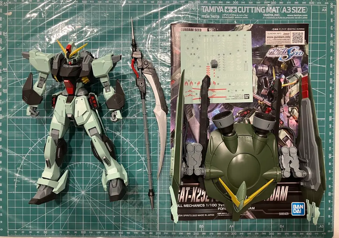 フルメカニクス1/100　GAT-X 252 フォビドゥンガンダム バンダイ FULL MECHANICS 1/100 GAT-X252 フォビドゥンガンダム