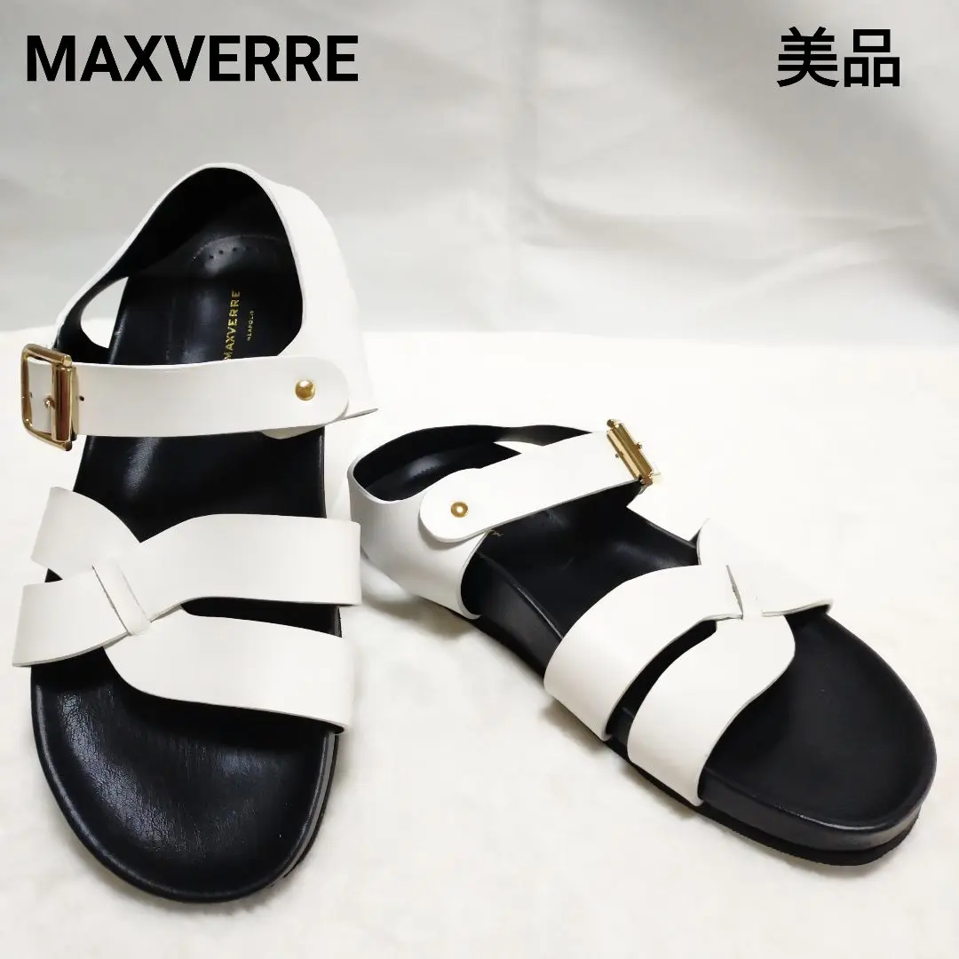 【美品】MAXVERRE マックスヴェッレ レザー サンダル 26cm 2025年最新】maxverre サンダルの人気アイテム - メルカリ