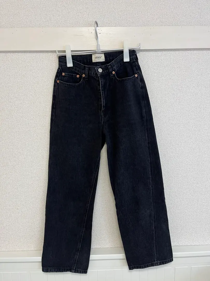 【SERGE de blue × DODOJEAN】ブラックデニム SERGE de blue × DODOJEAN】ブラックデニム