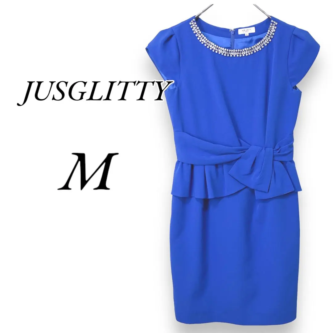 Thumbnail of JUSGLITTY Party Dress Wedding Blue Beautiful Condition