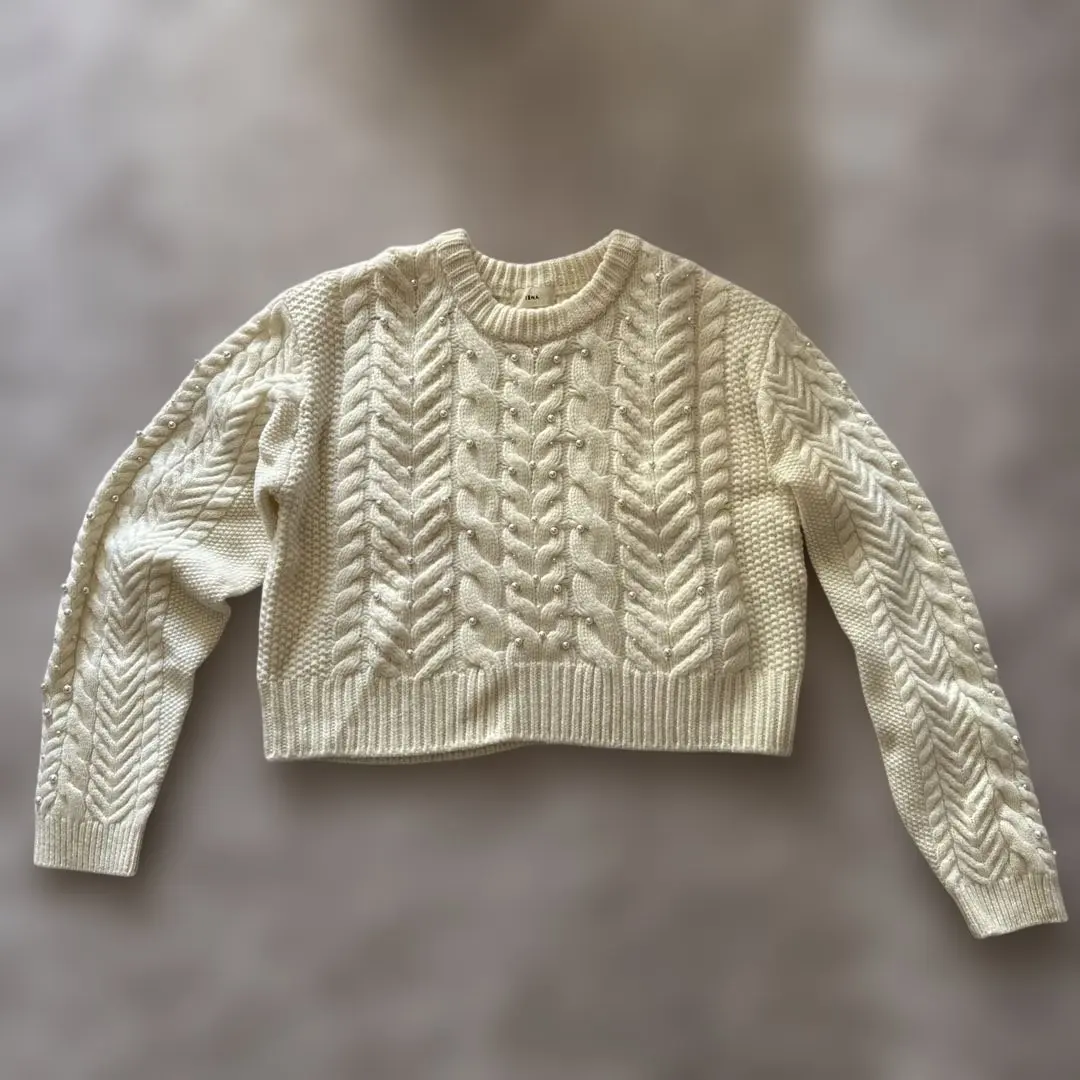 Thumbnail of IENA Ivory Knit Long Sleeve