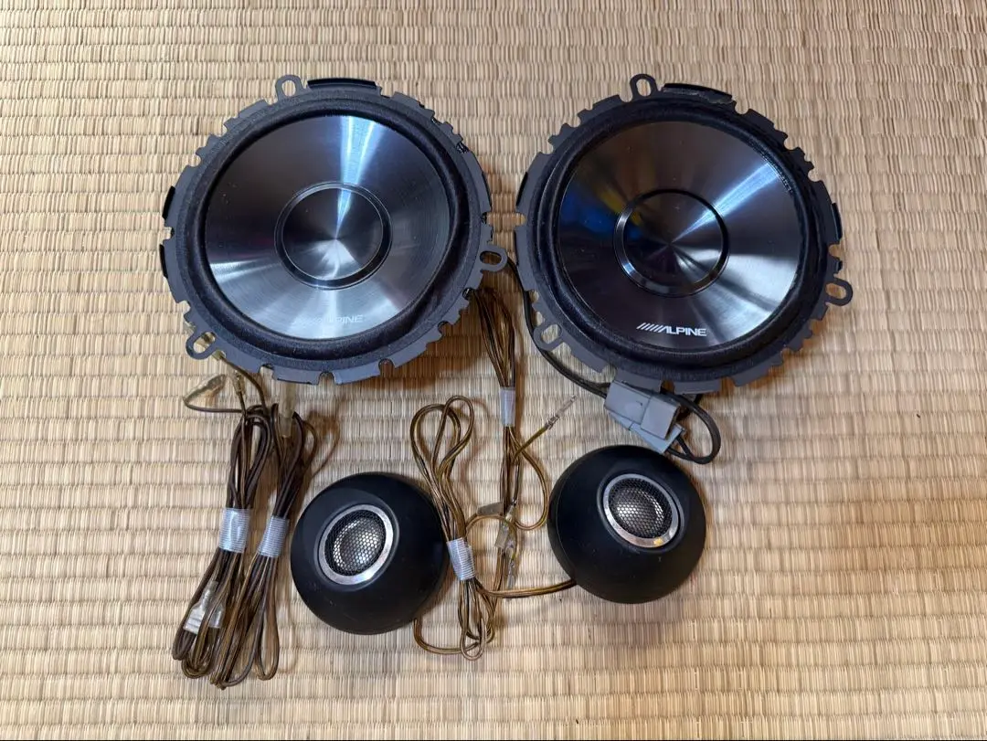 ALPINE 社外スピーカー　アンプ　SWE-1500 SCS-170S 美品 2025年最新】SCS-170Sの人気アイテム - メルカリ