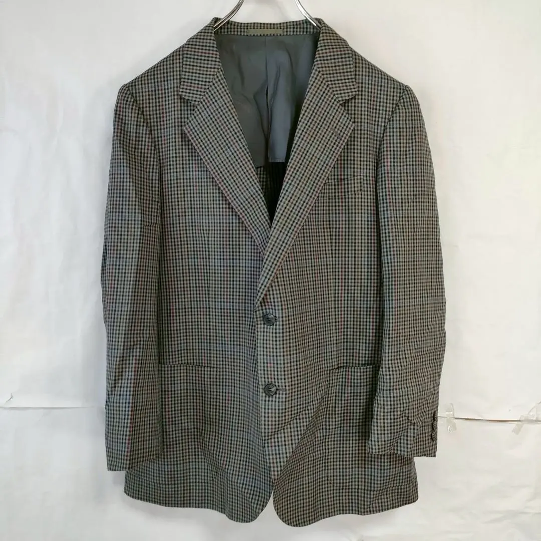 Thumbnail of Aquascutum Checkered Tailored Jacket, Gray, Size 13