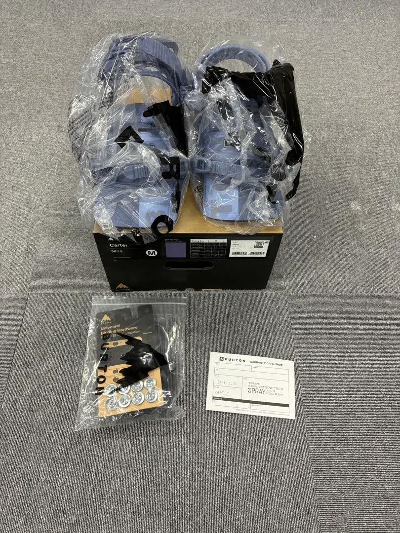 新品未使用　BURTON CARTEL Re:Flex パープル　23-24 BURTON バートン CARTEL Re:Flex カーテルリフレックス 23-24