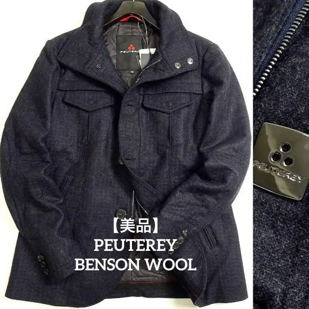 ビームス別注PEUTEREYピューテリーBENSONベンソン ブラック46 中古 ビームス別注PEUTEREYピューテリーBENSONベンソン ブラック46