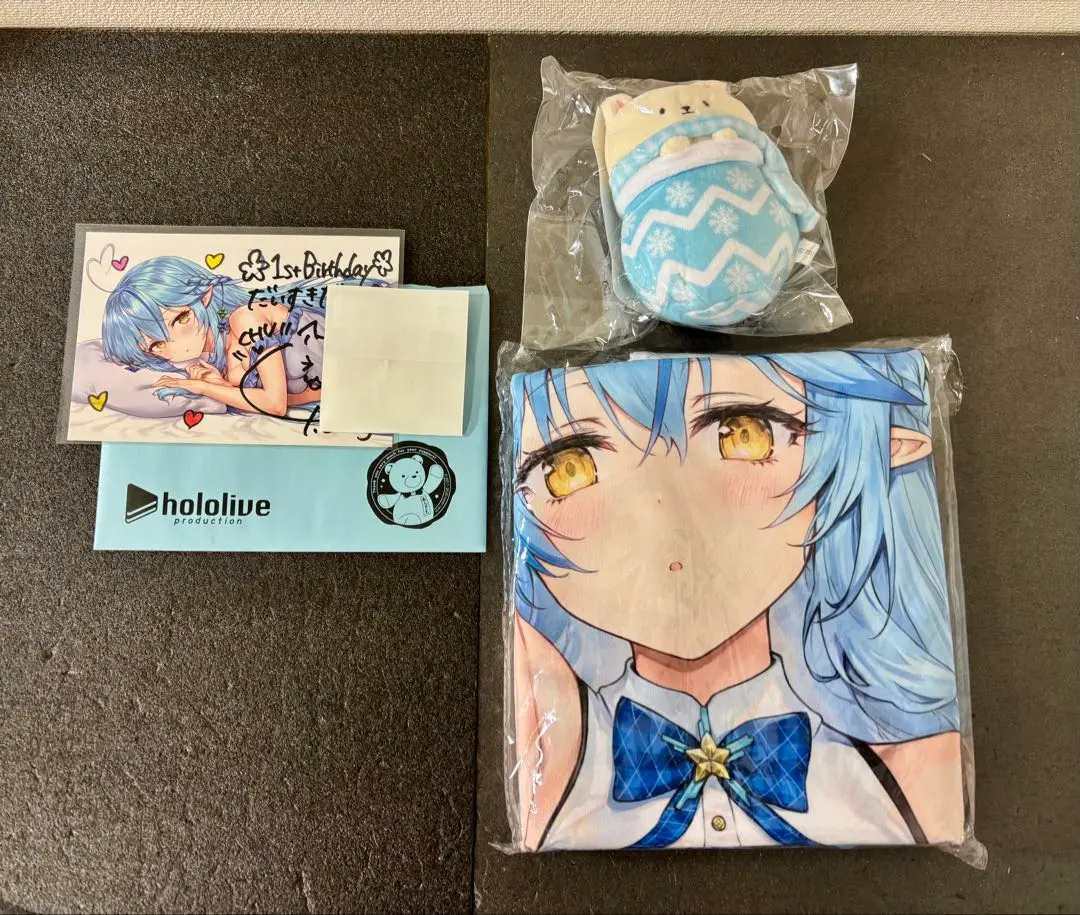 雪花ラミィ 誕生日記念 2020 セット 直筆　ポストカード　抱き枕カバー 雪花ラミィ 誕生日記念 2020 セット 直筆メッセージ付