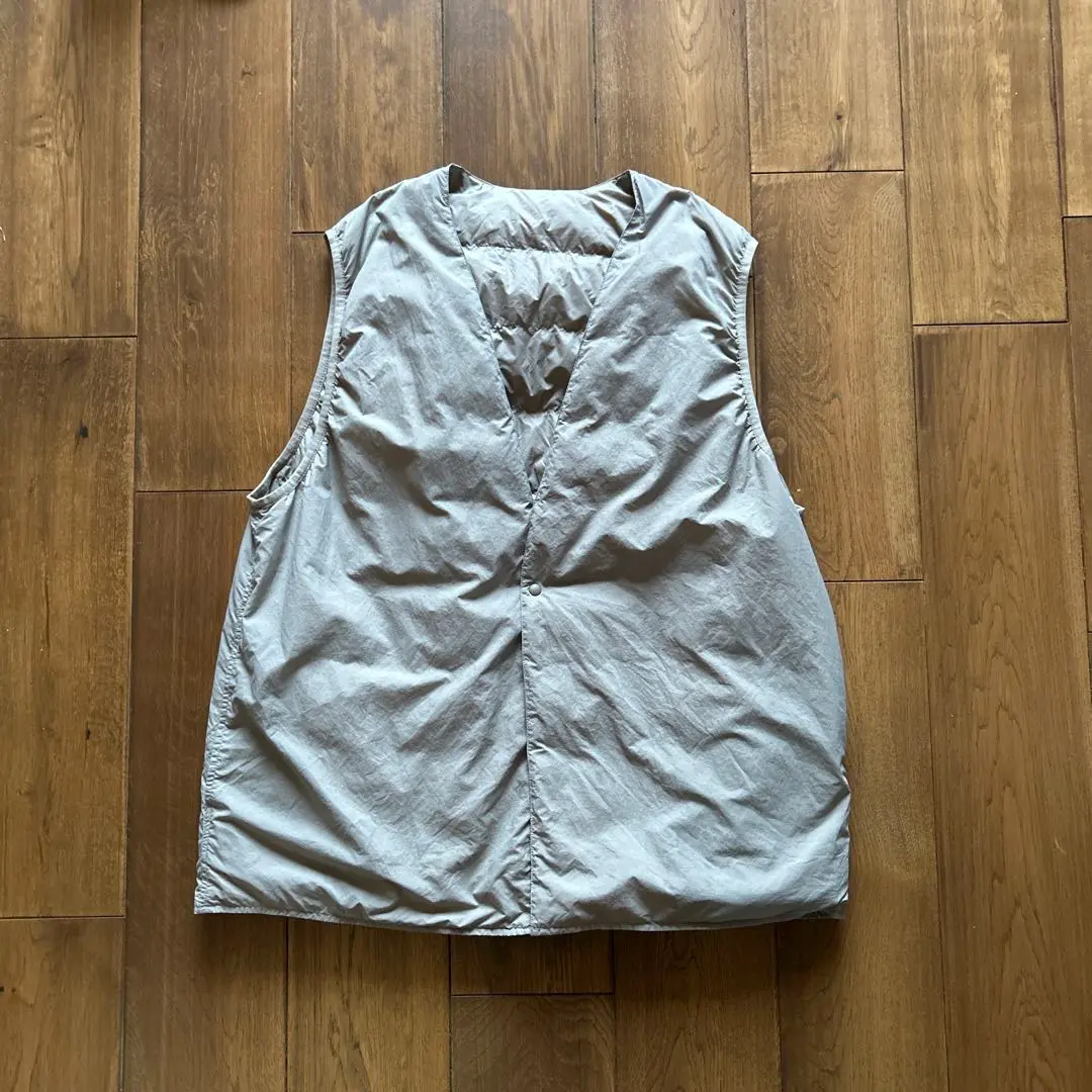 MUJI LABO♦︎高密度織り撥水ダウンベスト L-XL グレー 22aw m97301272225_1.jpg?1733638116