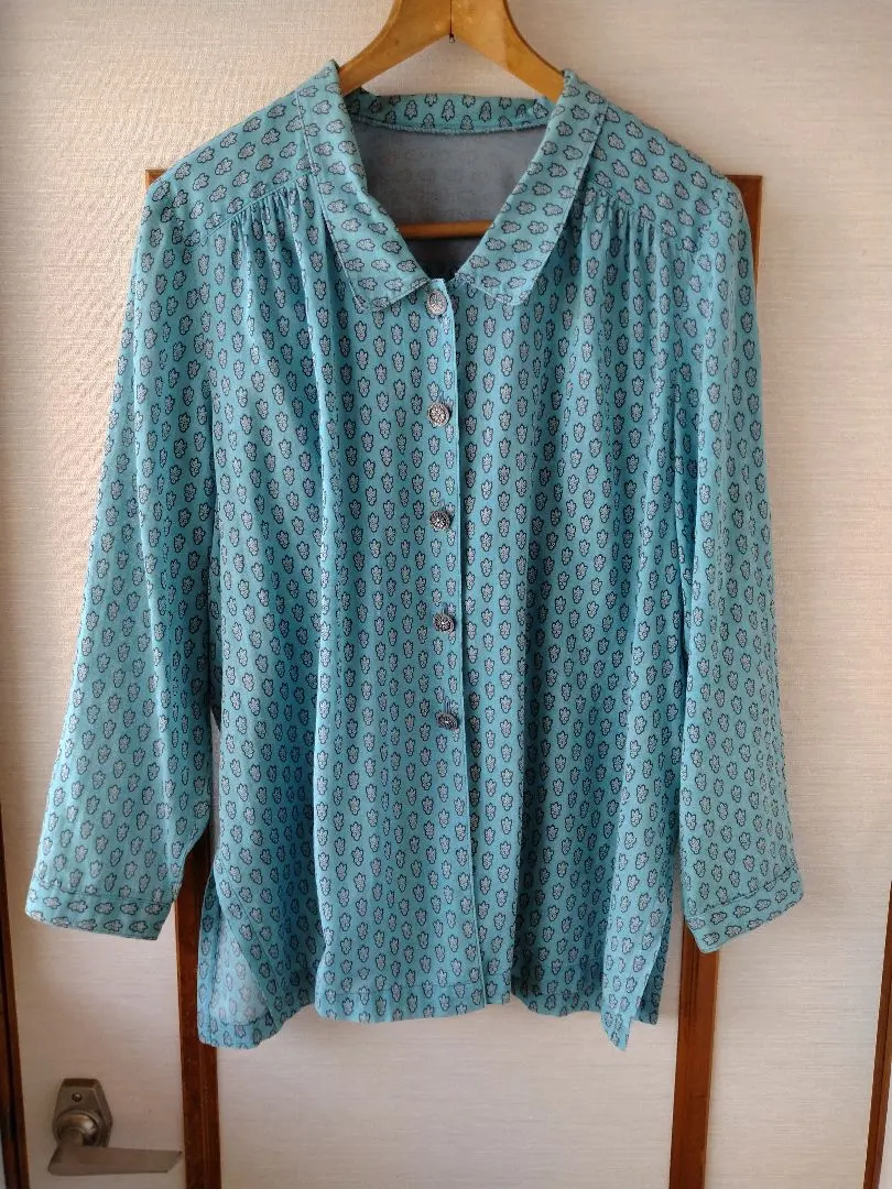 Thumbnail of Price Reduced: Custom-Made Long-Sleeved Blouse - Shōwa Retro