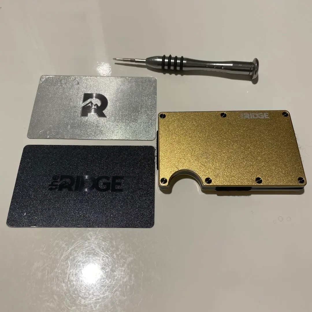 マネークリップ　AMEX　ザリッジ　新品未使用 the RIDGE - コラボ/AMEX/チタン/the RIDGE/マネークリップ/限定