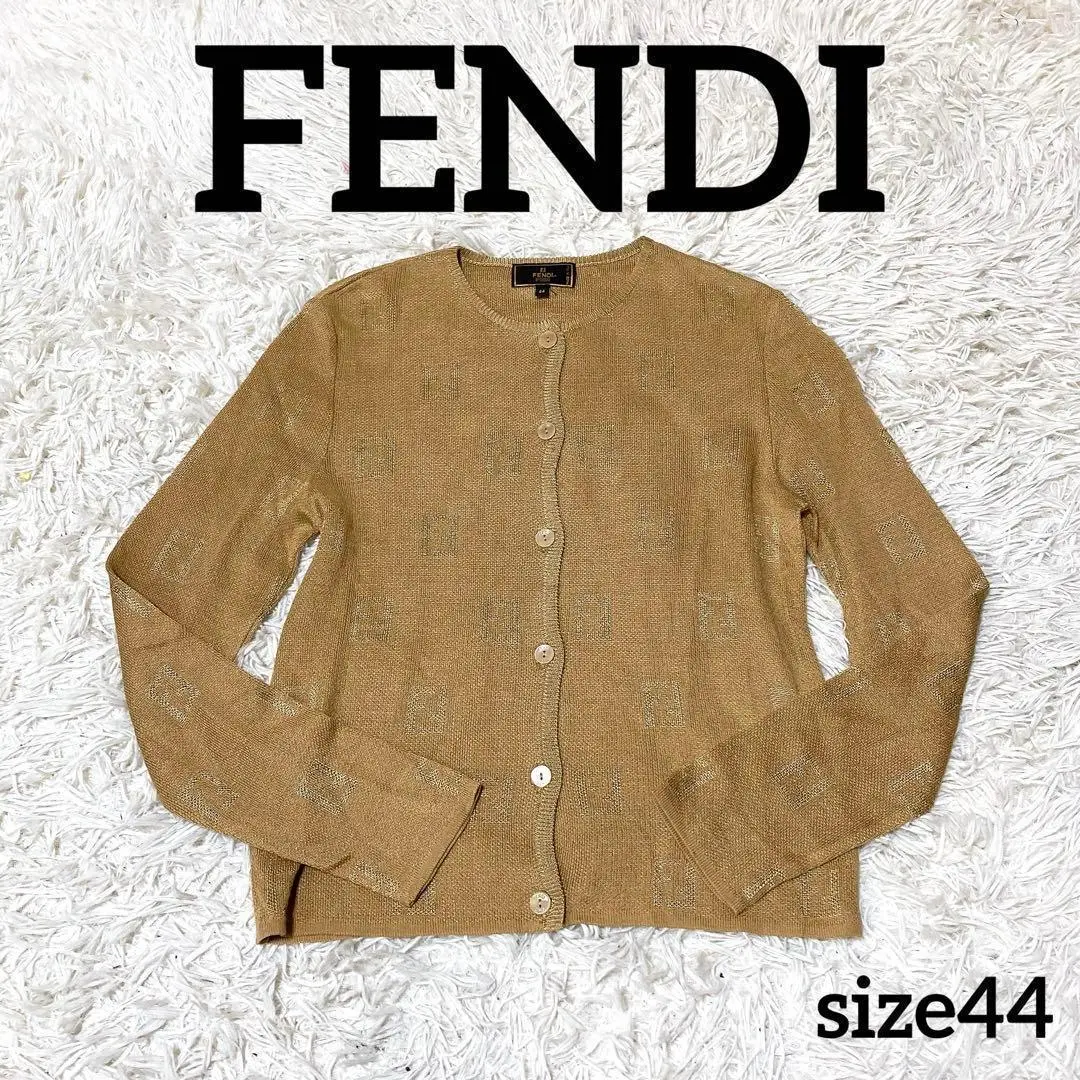 FENDI ズッカ柄　カーディガン FENDI(フェンディ) FFロゴ ズッカ柄 カーディガンFZC433 FZC433