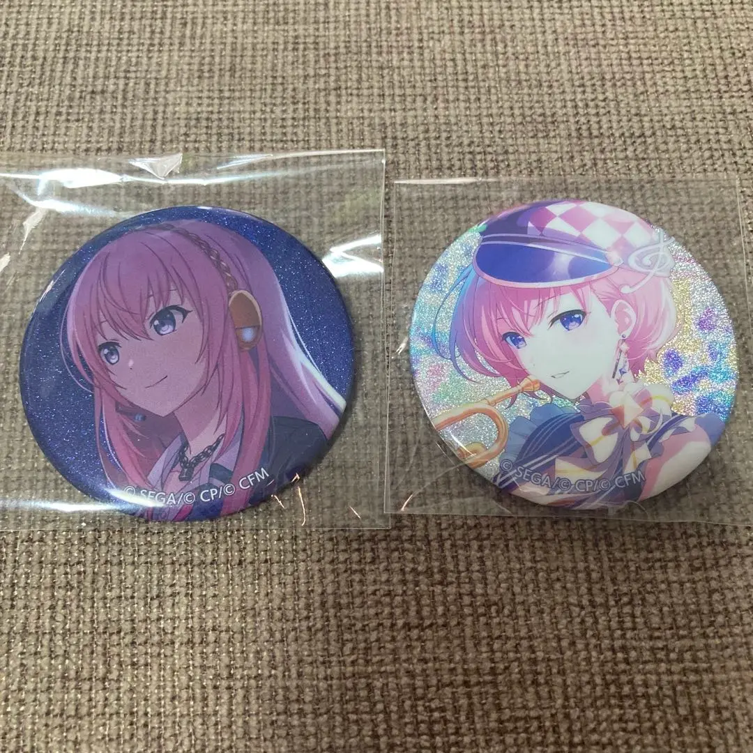 Thumbnail of Project Sekai Glitter Can Badge: Luka Megurine