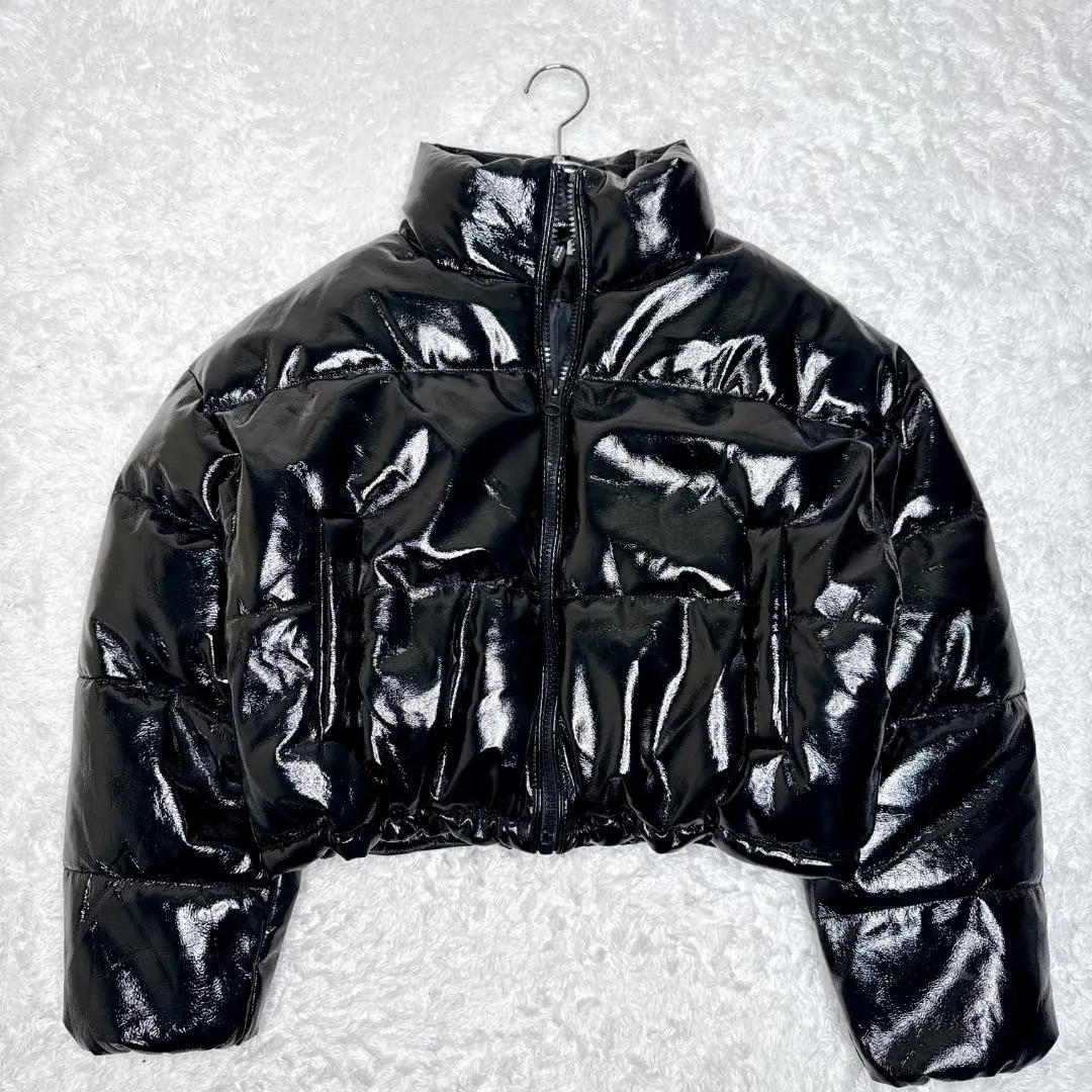 Thumbnail of H&M Shiny Down Jacket Y2K Short Length Heisei Era Gyaru Nuptse Enamel