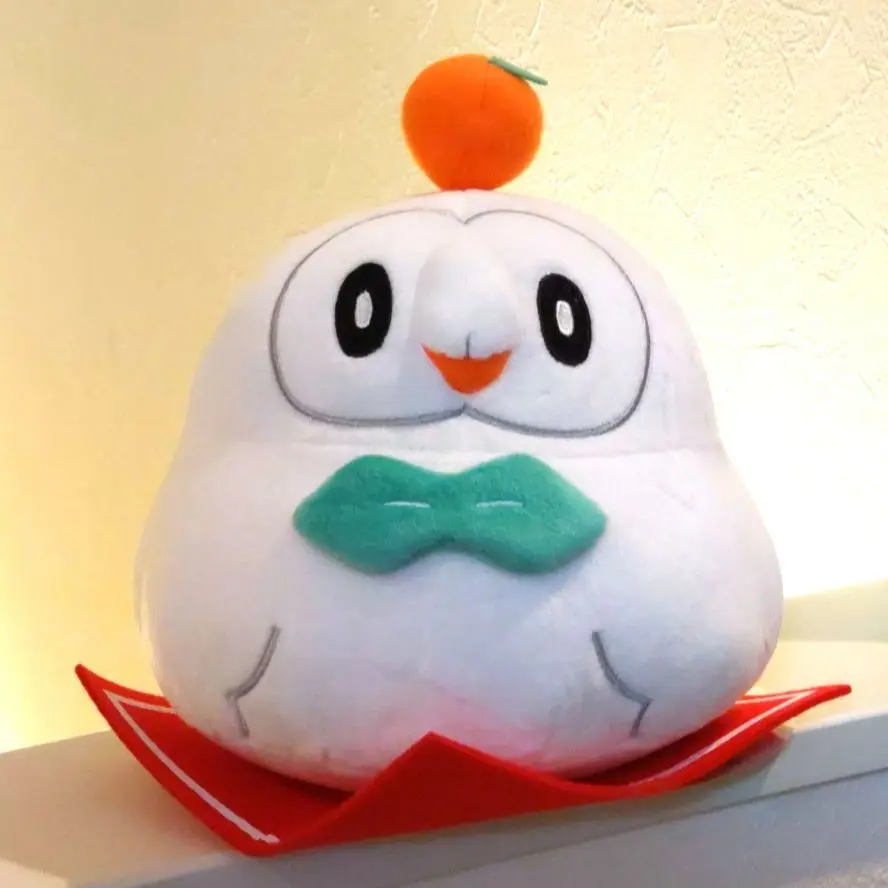 ポケモンセンター　正月　2017 モクロー 鏡餅 ぬいぐるみ ポケモン モクロー 鏡餅 ぬいぐるみ ポケモンセンター - メルカリ