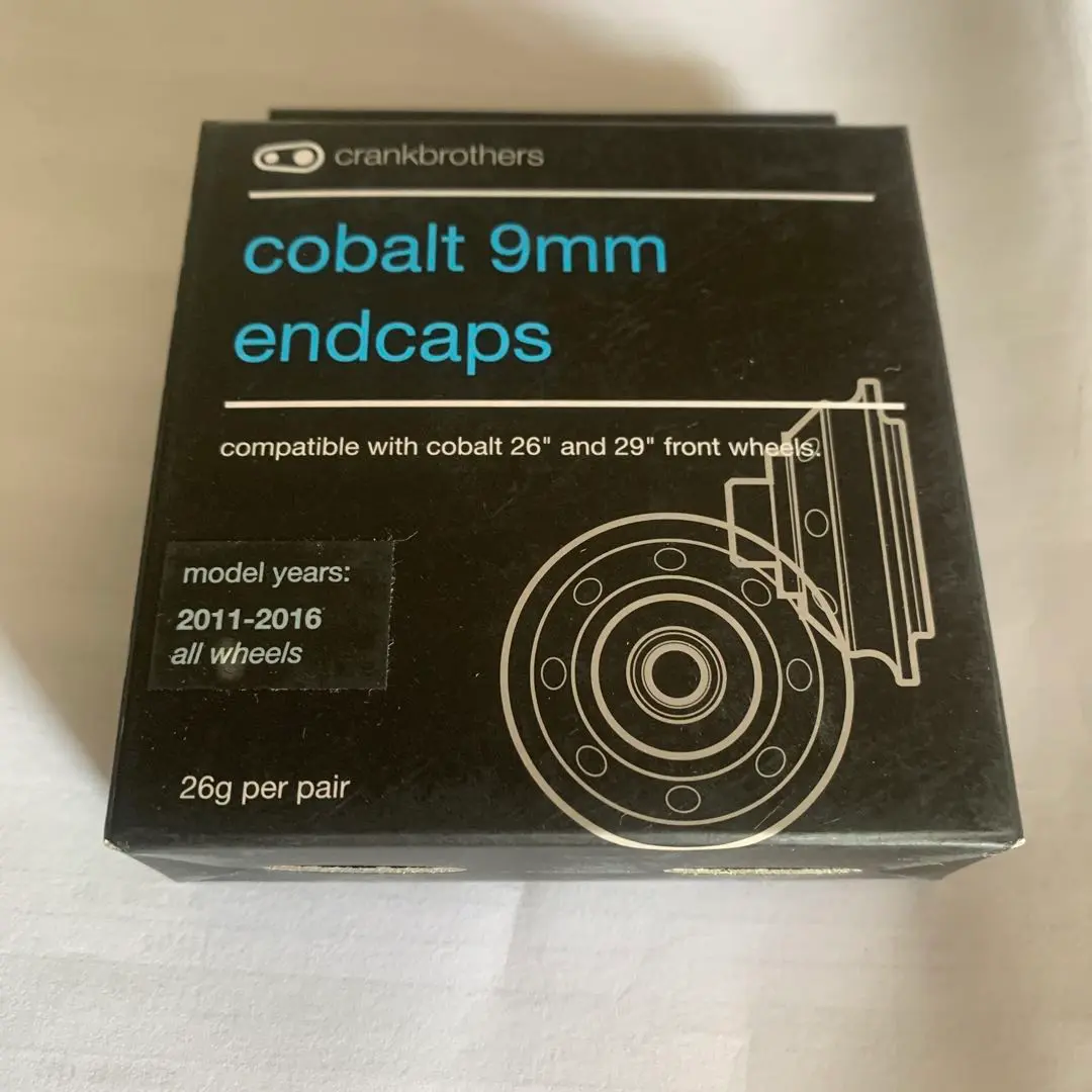 クランクブラザースCrankBrothersエンドキャップとCobalt 9mm クランクブラザースCrankBrothersエンドキャップとCobalt 9mm