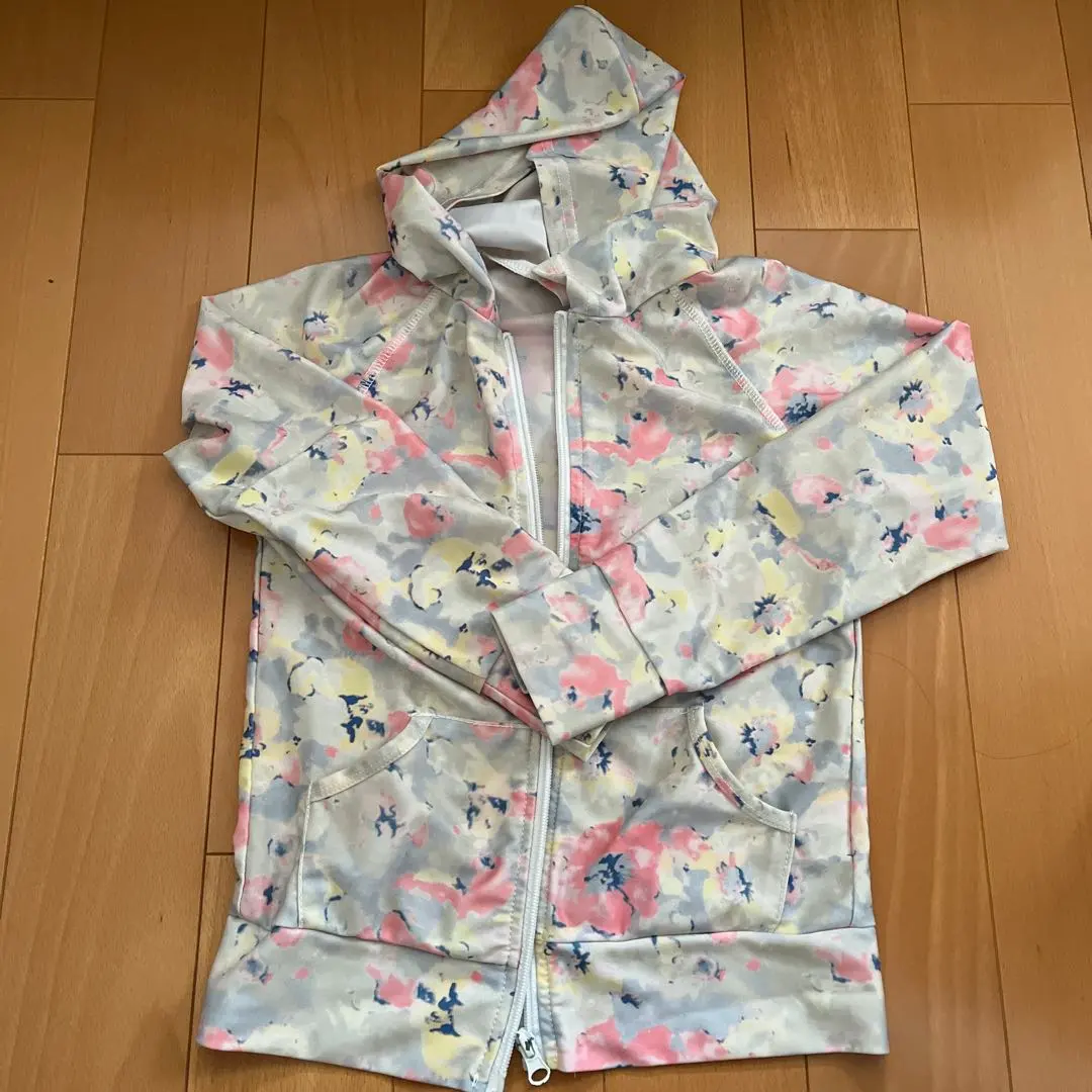 Thumbnail of Rash guard, floral pattern, girls, kids, 110-120cm