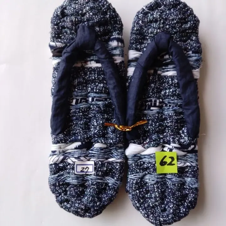 Thumbnail of Cloth Zori Slippers, No. 62, for Men - 27cm