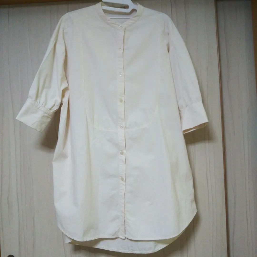 And search アンドサーチ 7分袖 立領 女士襯衫 的縮圖