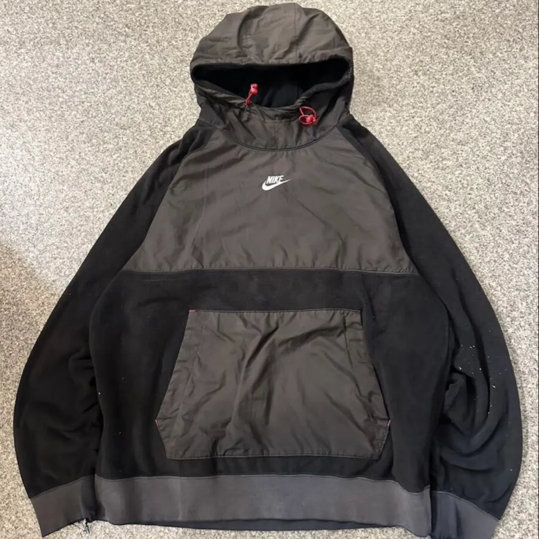 Thumbnail of NIKE Nike Hoodie Center Embroidered Logo Fleece Panel Pullover